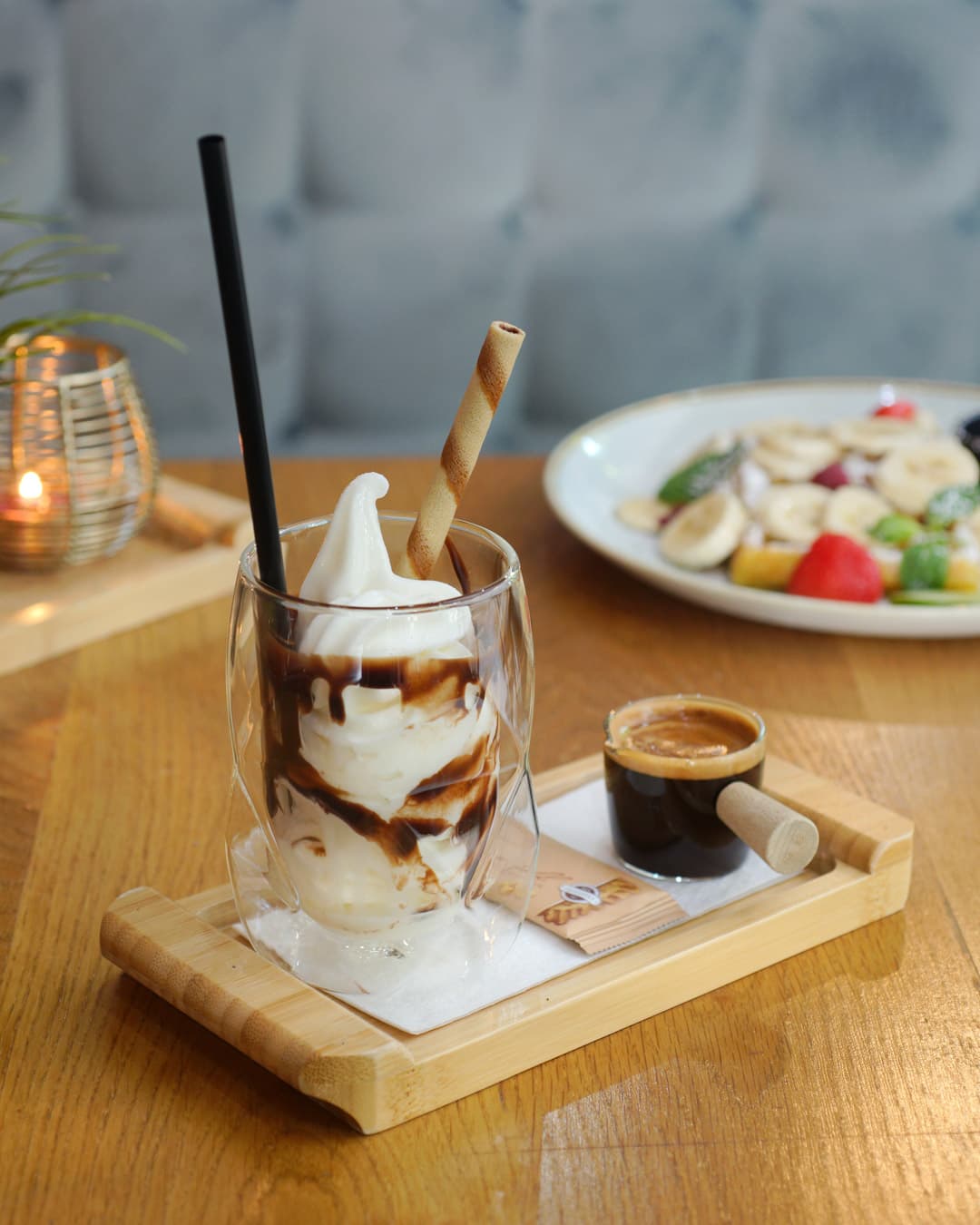 Café-Bereich bei La Piazza Hanau