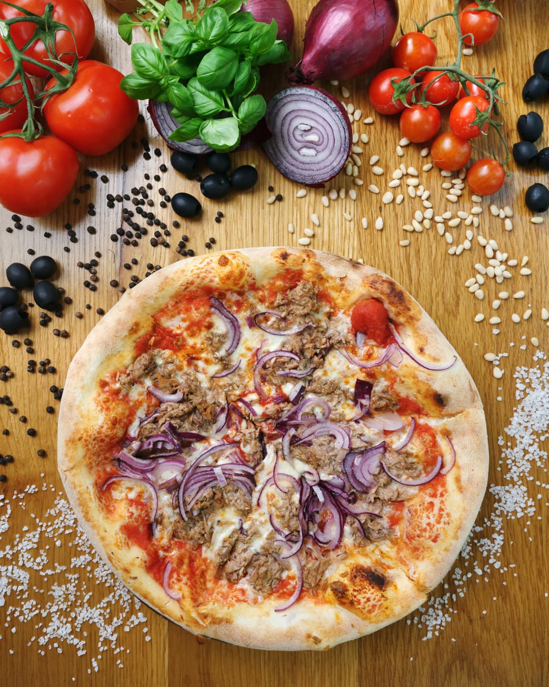 Frische Zutaten bei La Piazza