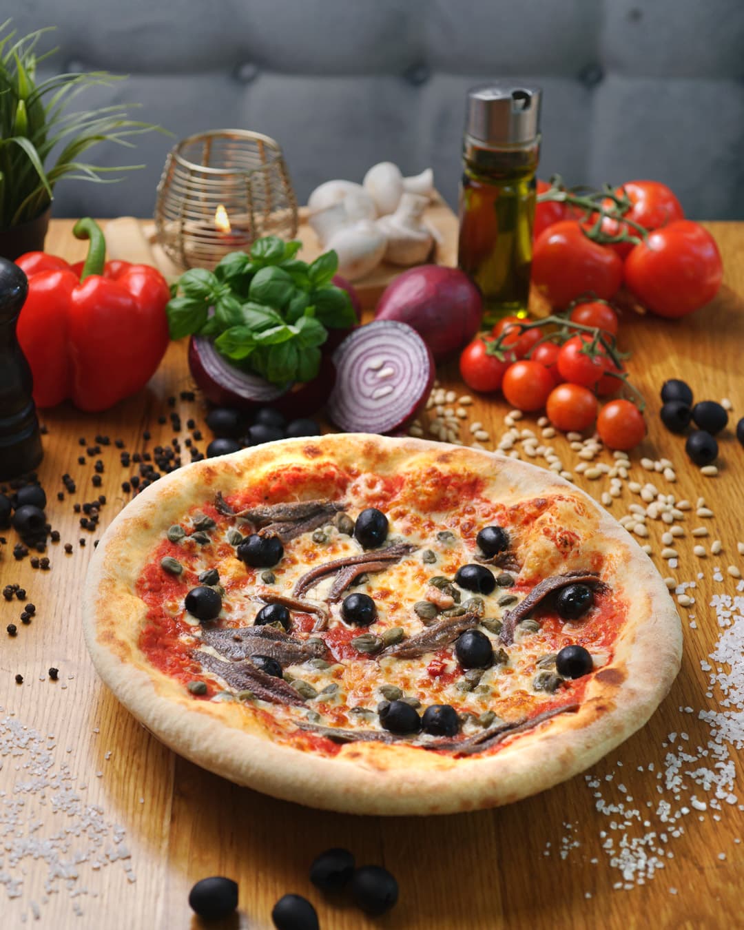 Hochwertige Zutaten für unsere Pizzen